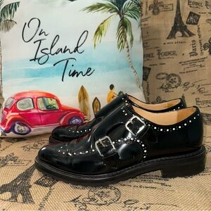 The Office of Angela Scott buckle Oxfords  shoes Size 38
Excellent Condition